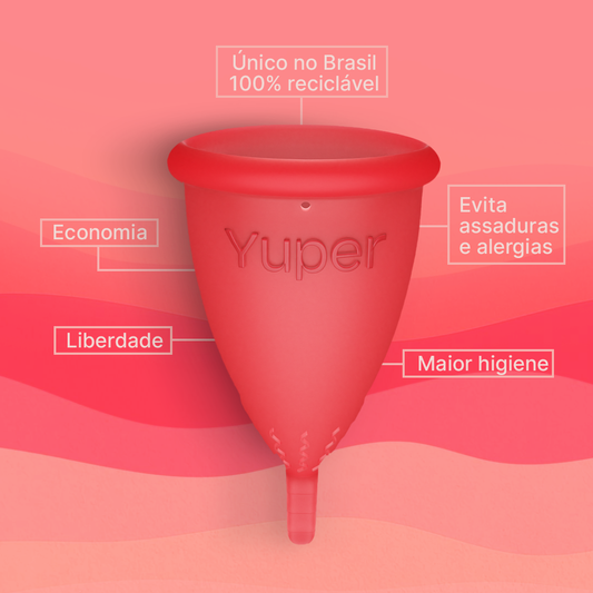 Kit Essencial Coletor Transparente (Coletor + Esterilizador)