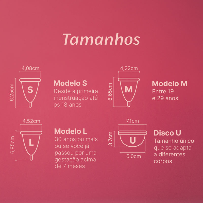Kit Liberdade Total Coral (Coletor + Disco + Yuper Clean + Esterilizador) +  Frete Grátis