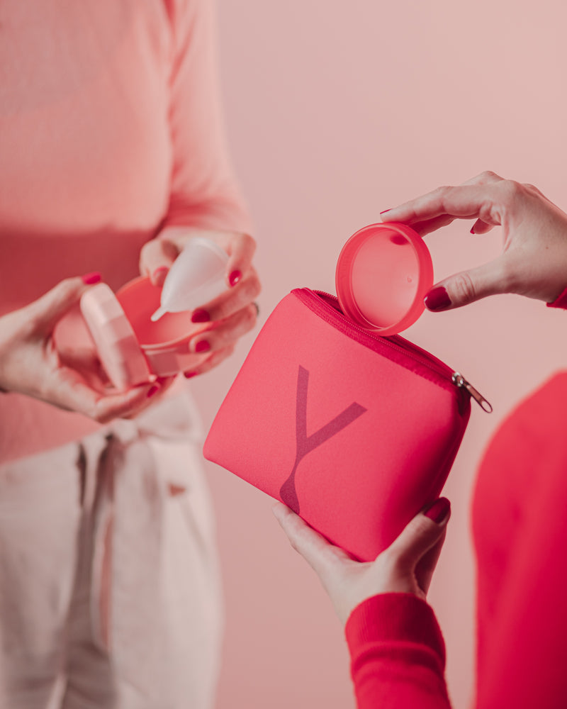 Kit Liberdade Total Coral (Coletor + Disco + Yuper Clean + Esterilizador) +  Frete Grátis