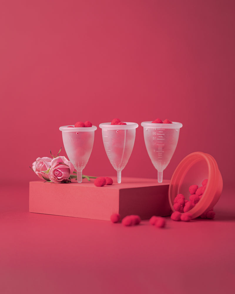 Kit Liberdade Total Coral (Coletor + Disco + Yuper Clean + Esterilizador) +  Frete Grátis